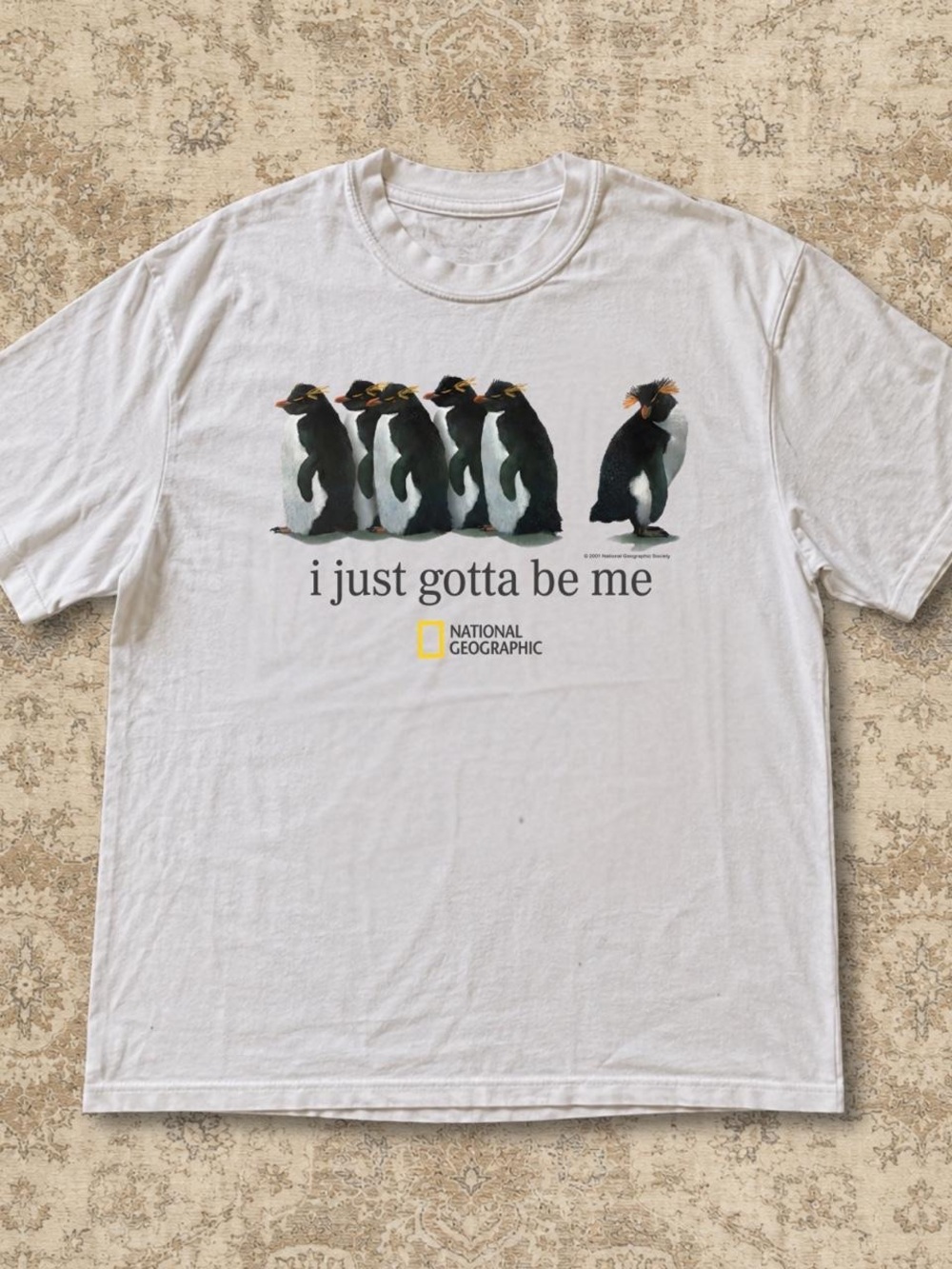 National Geographic penguin graphic Women Men T-shirt Unisex